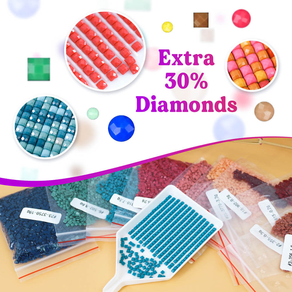 30% extra diamonds